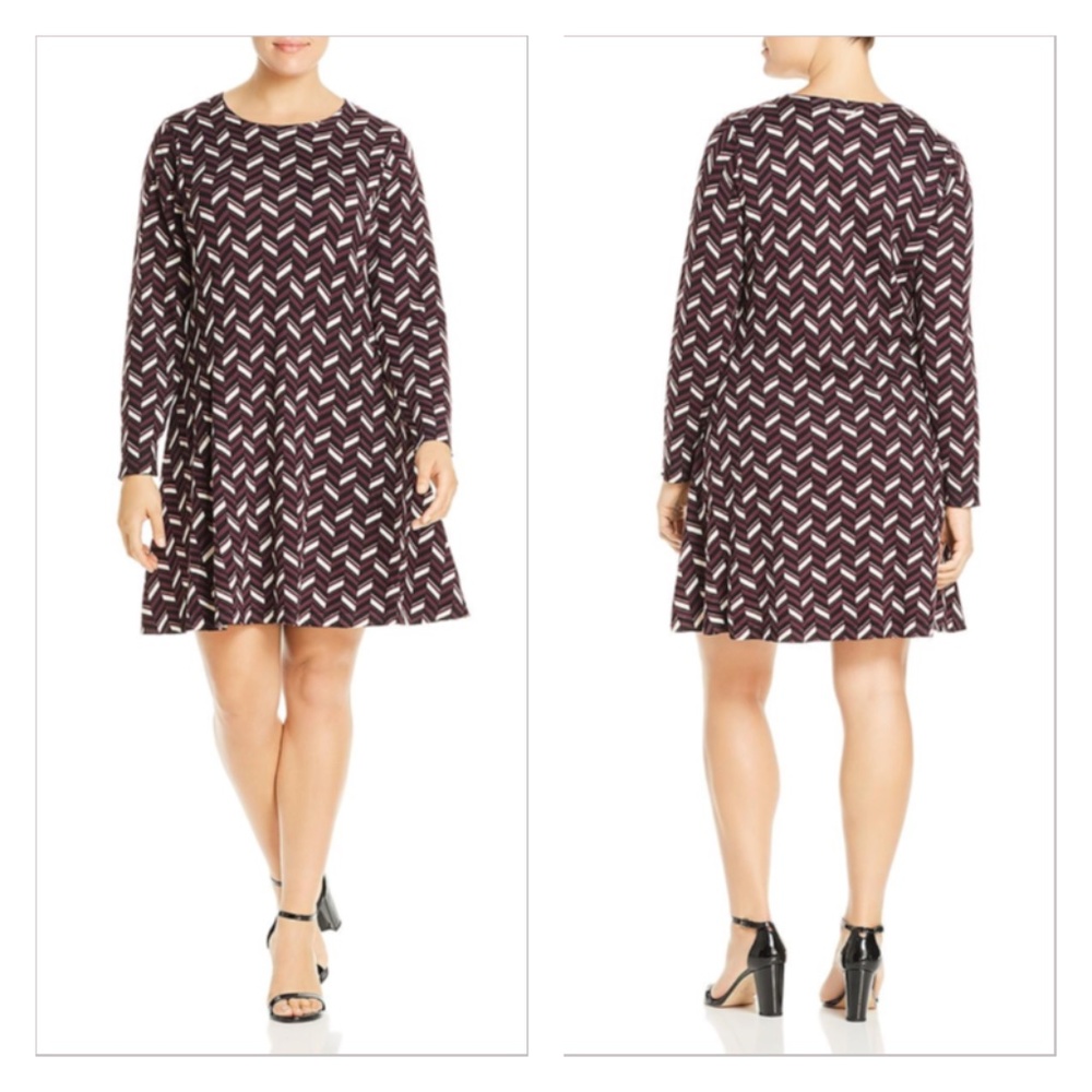 MICHAEL Michael Kors Chevron Daytime Sweaterdress
